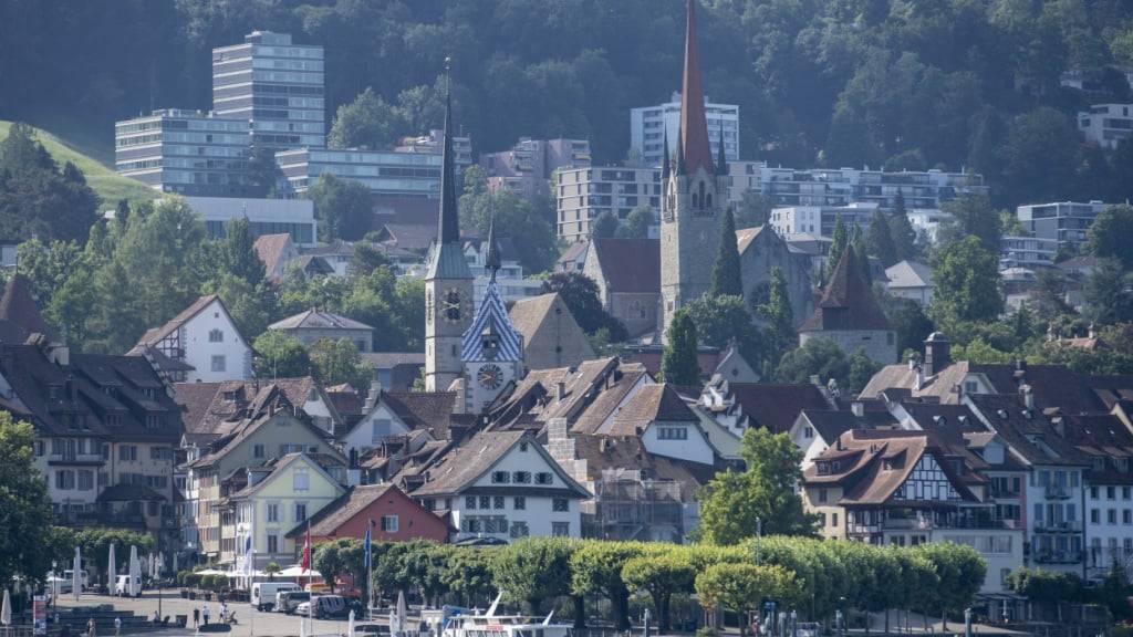 Schlechte Nachrichten am Firmensitz in Zug: Crispr Therapeutics schreibt tiefrote Zahlen im ersten Quartal. (Archivbild von Zug)