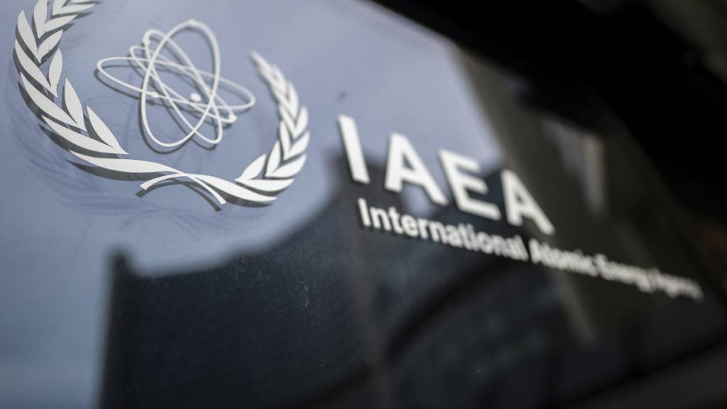 ARCHIV - Das Logo der Internationalen Atomenergiebehörde. Foto: Michael Gruber/AP/dpa