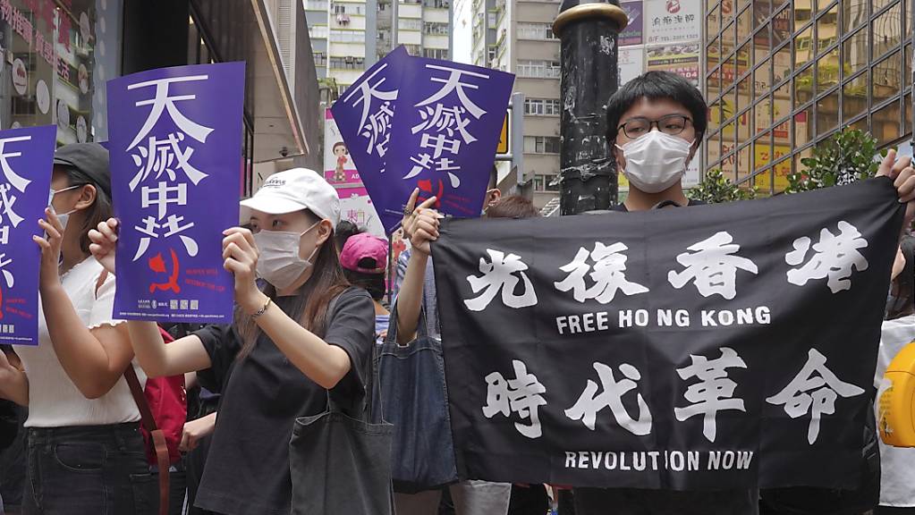 Chinas Pläne zum Erlass eigener Sicherheitsgesetze für Hongkong haben in der Sonderverwaltungsregion neue Proteste ausgelöst.