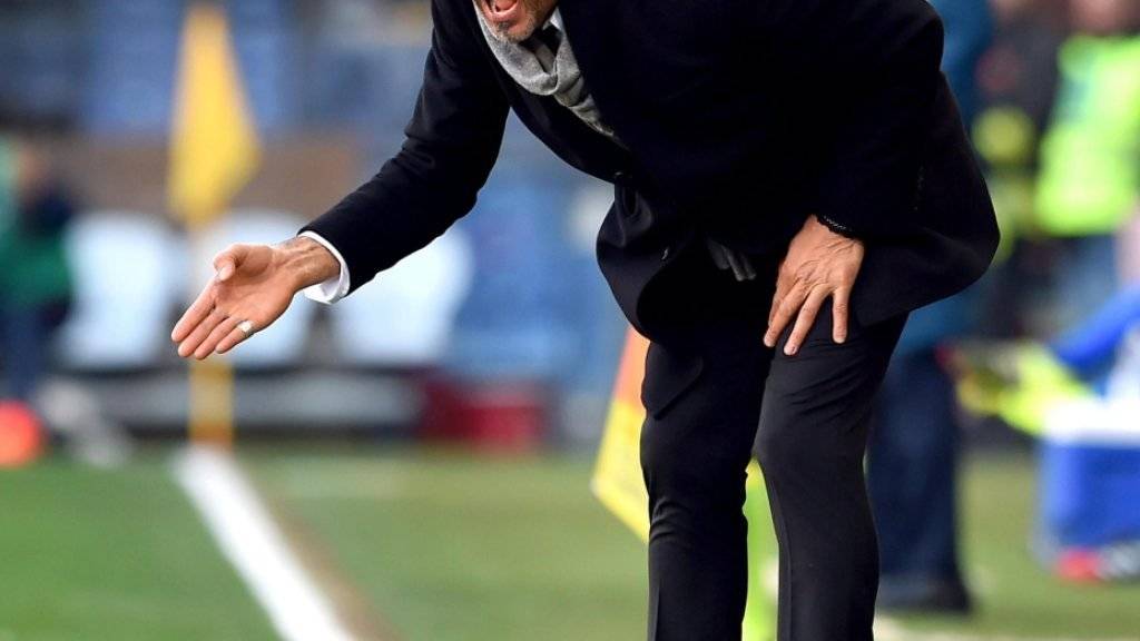 Liess mit der AS Roma in Genua Federn: Trainer Luciano Spalletti