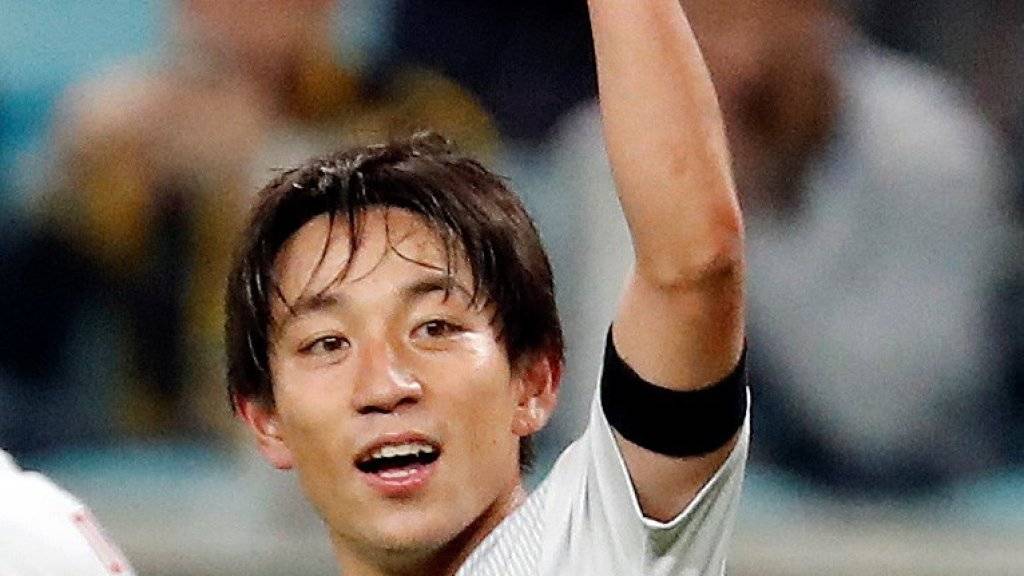Der Japaner Koji Miyoshi traf gegen Uruguay doppelt
