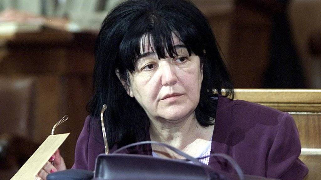 Mira Markovic, oft «Lady Macbeth des Balkans» genannt, ist tot. Sie war die Witwe von Serbiens früherem Staatschef Slobodan Milosevic. (Archivbild aus dem Jahr 2001)