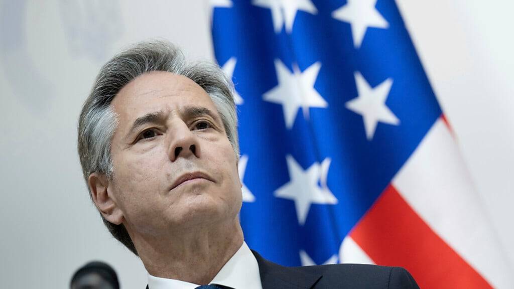 ARCHIV - Antony Blinken, Außenminister der USA, in Kiew. Foto: Brendan Smialowski/AP/dpa