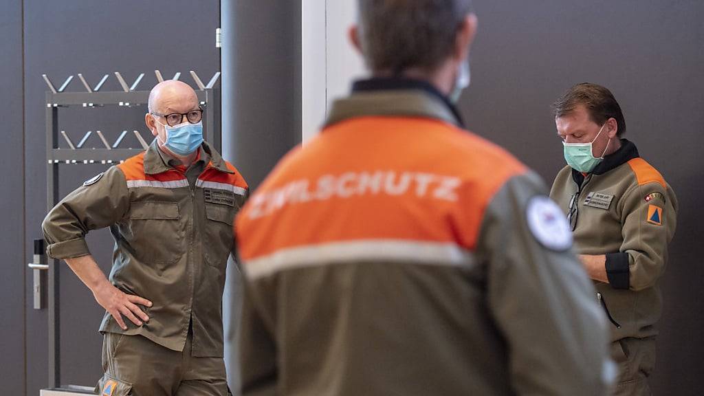 Zivilschützer waren etwas während der Coronakrise im Einsatz. (Archivaufnahme)