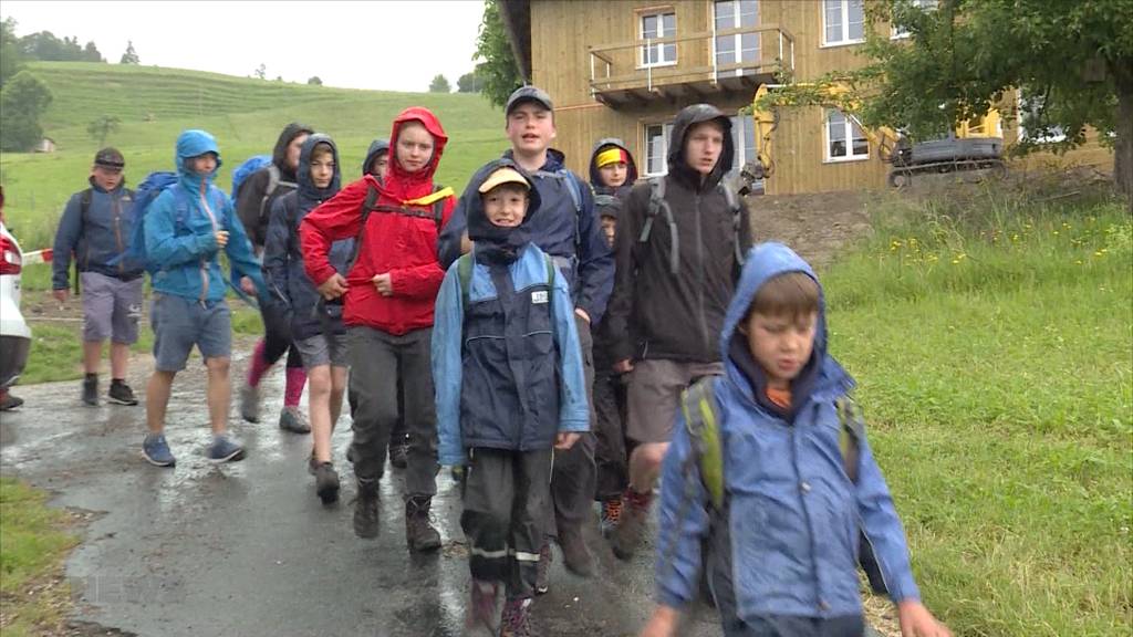 Cevianer strahlen trotz Regenwetter