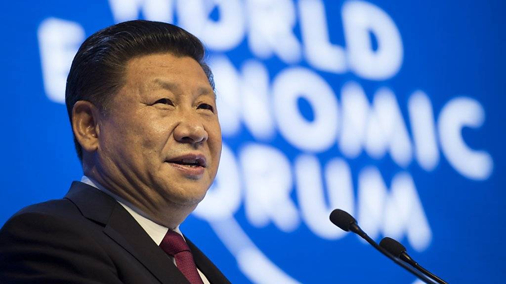 Xi Jinping spricht am Eröffnungstag des WEF: Der chinesische Präsident ist der diesjährige Stargast in Davos.