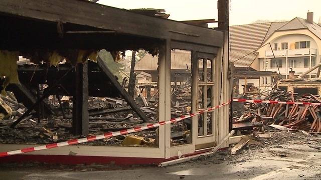 Nach dem Flammeninferno in Balsthal