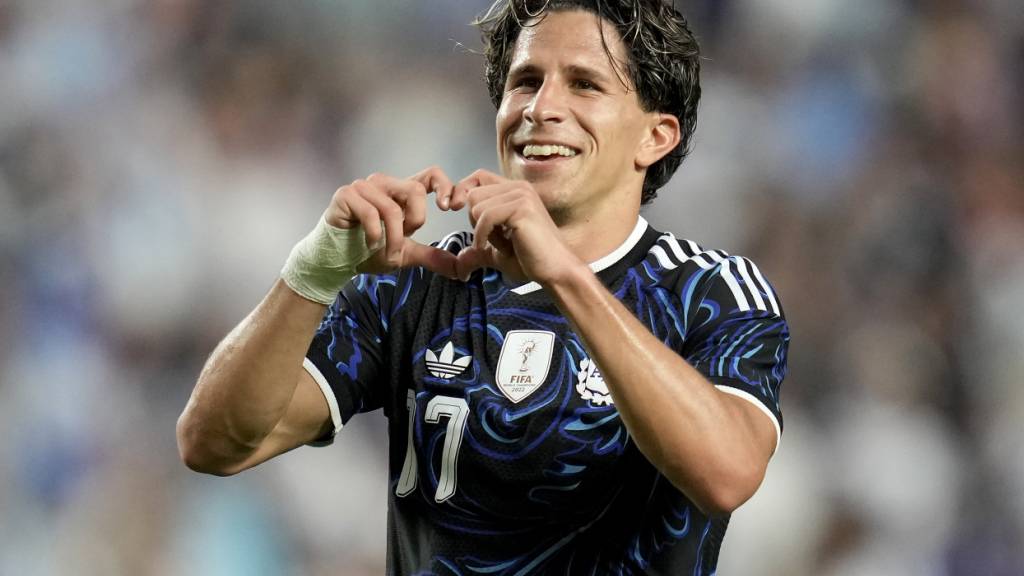 Schütze des zweiten argentinischen Tores: Giuliano Simeone