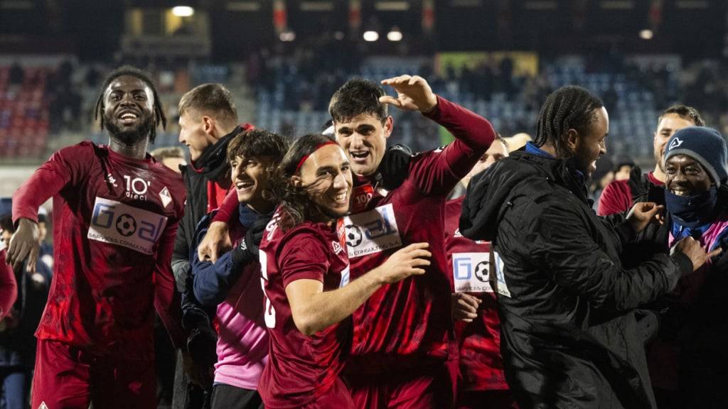 Die Spieler der AC Bellinzona dürfen sich auf eine weitere Saison in der Challenge League freuen