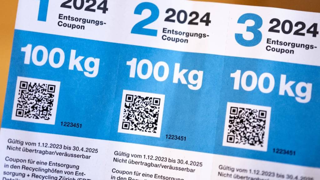 Parlament und Stadtrat liegen sich in Zürich wegen diesen Coupons in den Haaren. Erneut beharrte das Parlament am Mittwoch auf dem Erhalt der Entsorgungscoupons.  (Archivbild)