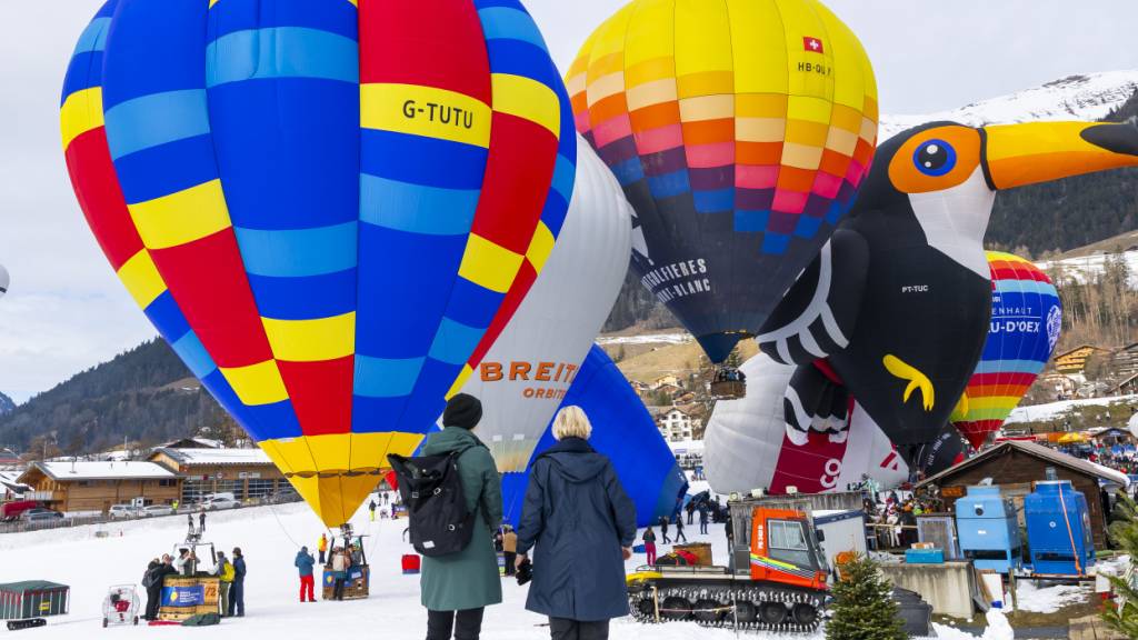 Mehr als 45'000 Besuchende an Ballonfestival in Château-d'Oex VD