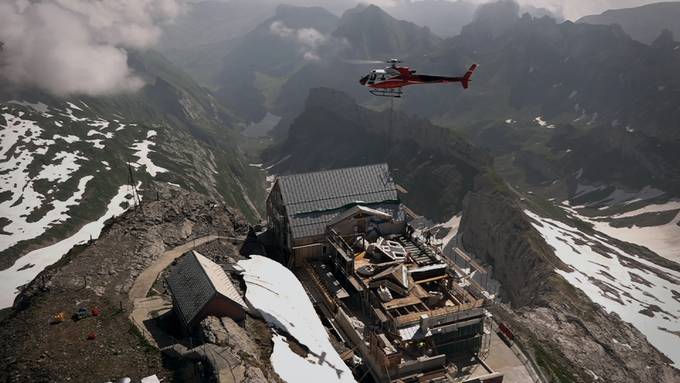 Auf der höchsten Baustelle der Ostschweiz