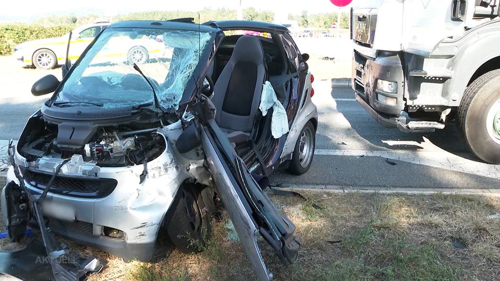 «Handlungsbedarf»: Beim Autobahnknoten Aarau Ost kommt es erneut zu einem Unfall