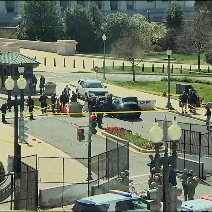 Angreifer tötet Polizist am Kapitol – Flaggen auf halbmast