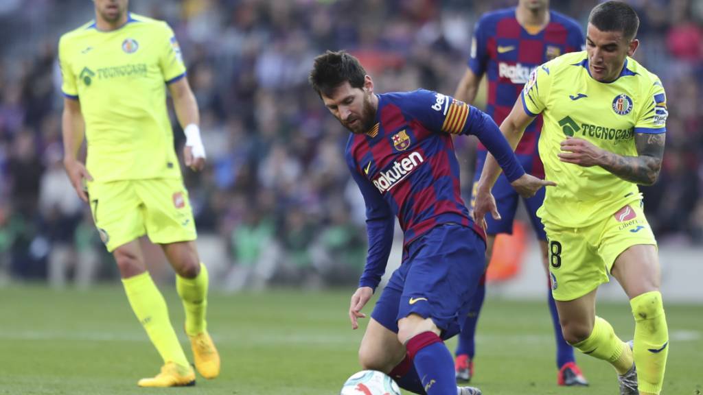 Lionel Messi (am Ball) ist zu einem Laureus-Weltsportler des Jahres gewählt worden