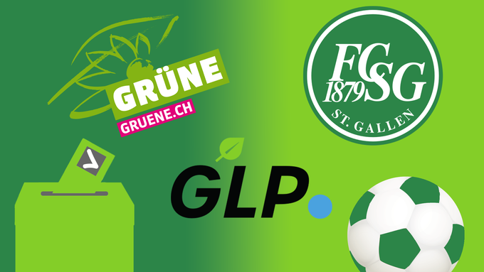 Grün ist keine Gewinnerfarbe – die Aussagen von GLP, Grünen und FCSG im Quiz