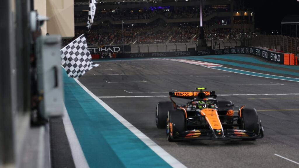 Lando Norris machte im letzten Jahr in Abu Dhabi seinen ersten WM-Titel in der Formel 1 klar
