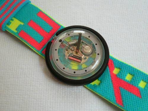 Original-Pop-Swatch aus dem Jahr 1988, über Swatchandbeyond.com.