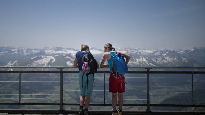 So warm war es auf dem Säntis noch nie