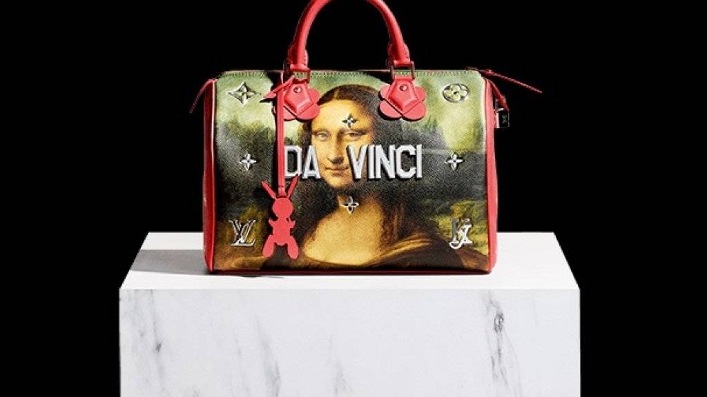 Louis Vuitton bietet echte Koons mit falschem Da Vinci an. (Handout)