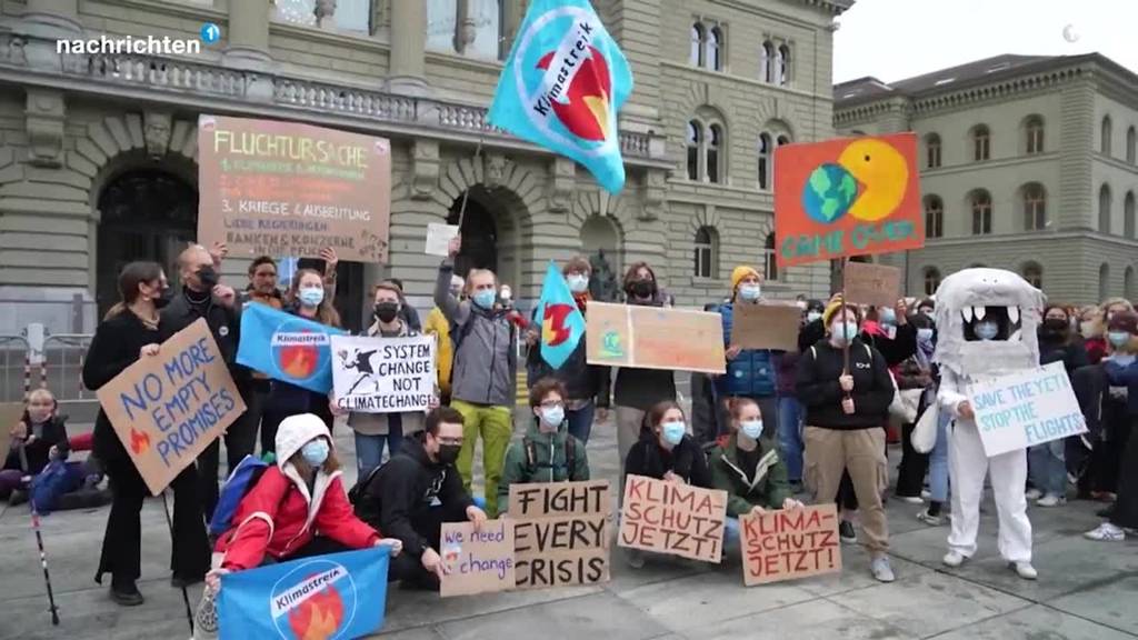 Klimastreik unter anderem in Bern