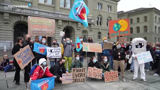 Klimastreik unter anderem in Bern