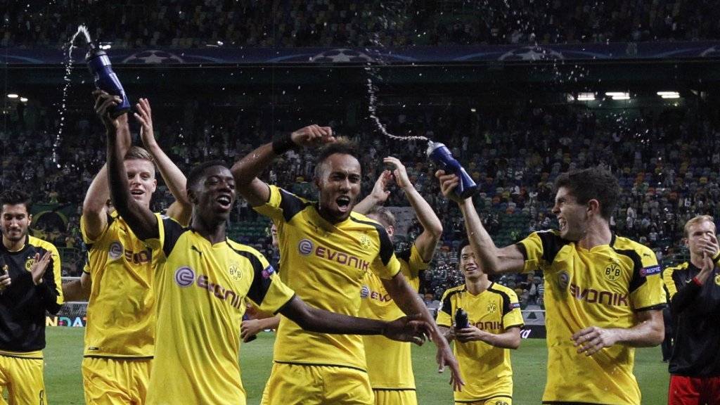 Der Champions-League-Sieg von Borussia Dortmund (BVB) gegen Sporting Lissabon vom Dienstagabend freut Spieler, Fans und auch die BVB-Aktionäre. Der Kurs der Aktie schnellte am Mittwoch nach oben. (Archiv)