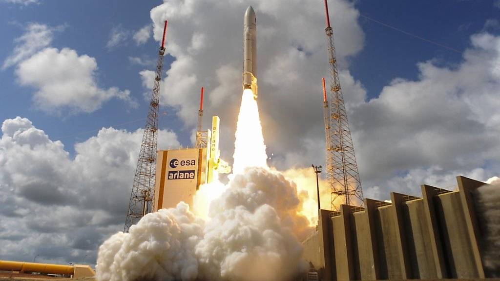 Eine Rakete mit Satelliten für das europäische Navigationssystem Galileo ist ins All gestartet. (Archiv)