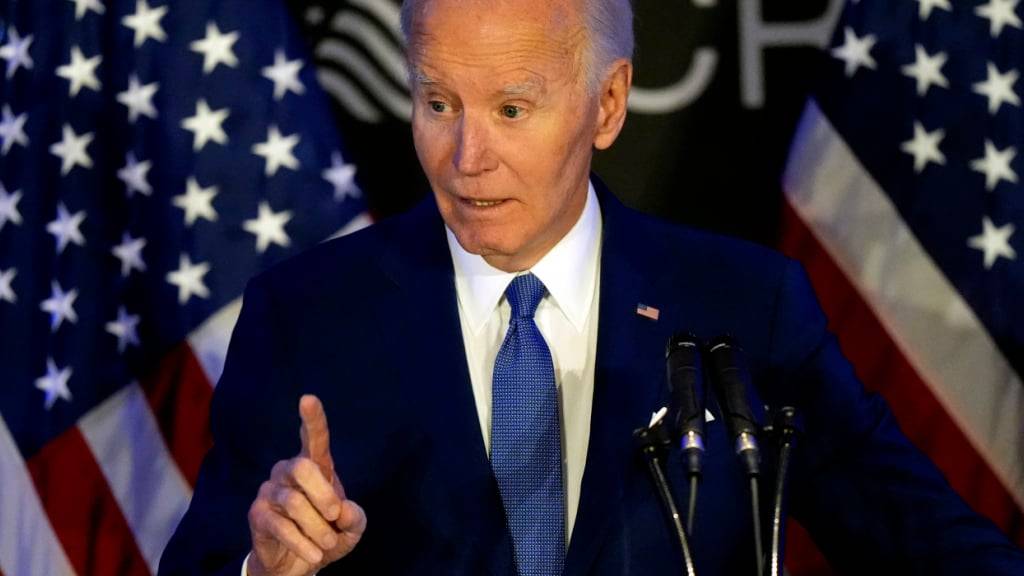 ARCHIV - Der ehemalige US-Präsident Joe Biden spricht auf der Konferenz der Organisation Advocates, Counselors, and Representatives for the Disabled (ACRD). Foto: Nam Y. Huh/AP/dpa