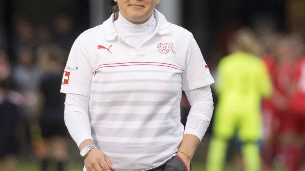 Die Schweizer U19-Nationaltrainerin Nora Häuptle hofft an der Heim-EM auf den Coup