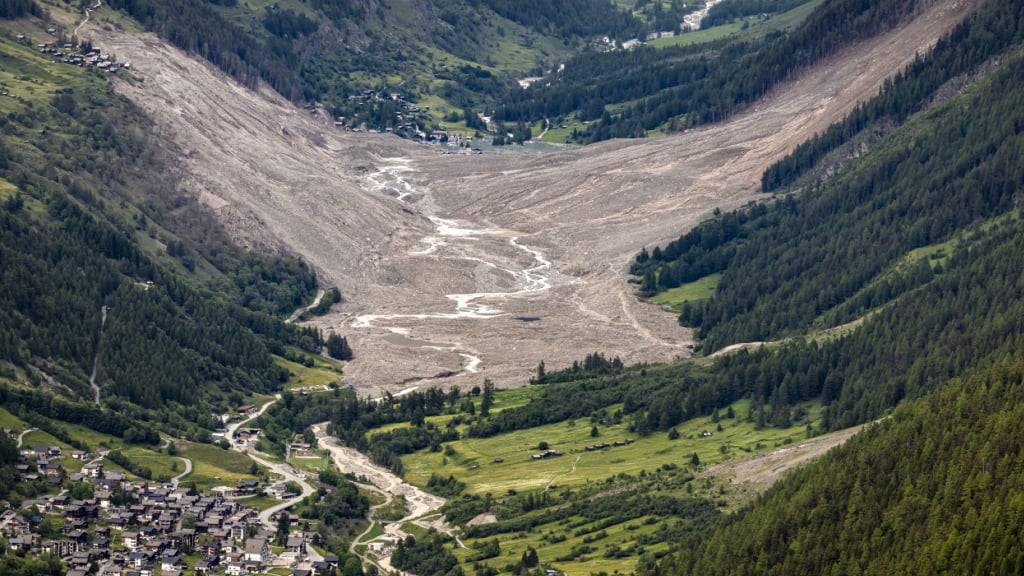 Der Kanton Obwalden unterstützt das verschüttete Dorf Blatten VS mit einer Spende von 50'000 Franken. (Archivaufnahme)