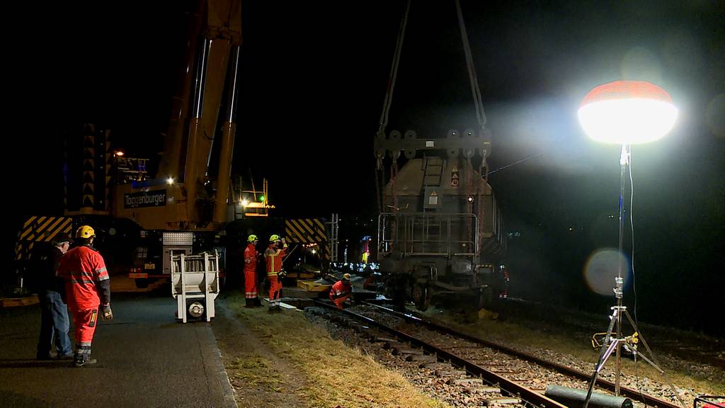 Schaffhausen: Güterzug entgleist