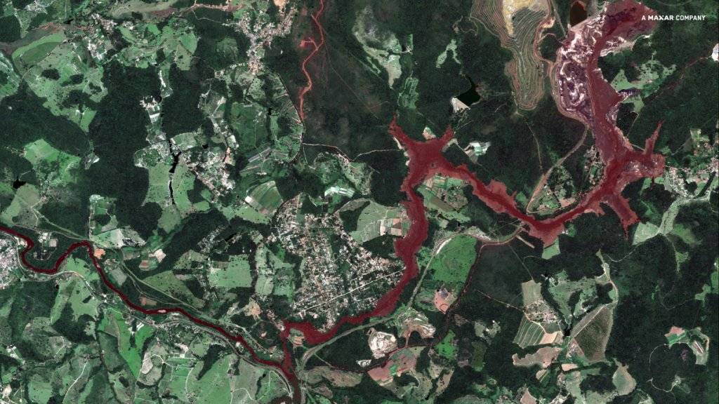 Nach dem Dammbruch an der Mine Córrego do Feijão am 25. Januar ergossen sich rund zwölf Millionen Kubikmeter Schlamm auf eine Fläche von etwa 290 Hektar. Mindestens 169 Menschen kamen dabei ums Leben. (Archivbild)