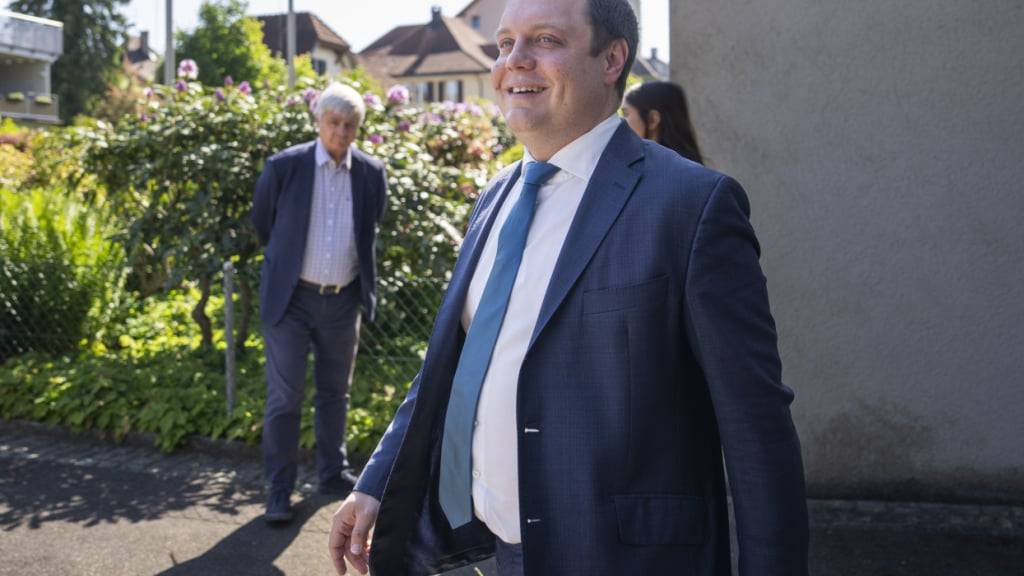 Der ehemalige SVP-Kantonalpräsident Patrick Walder steht wegen einer Medienmitteilung gegen Eritreer vor Gericht. Er beteuerte, dass er den Text nicht verfasst habe.