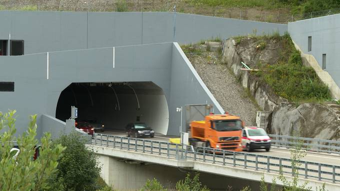 So sieht es im Belchen-Sanierungstunnel aus