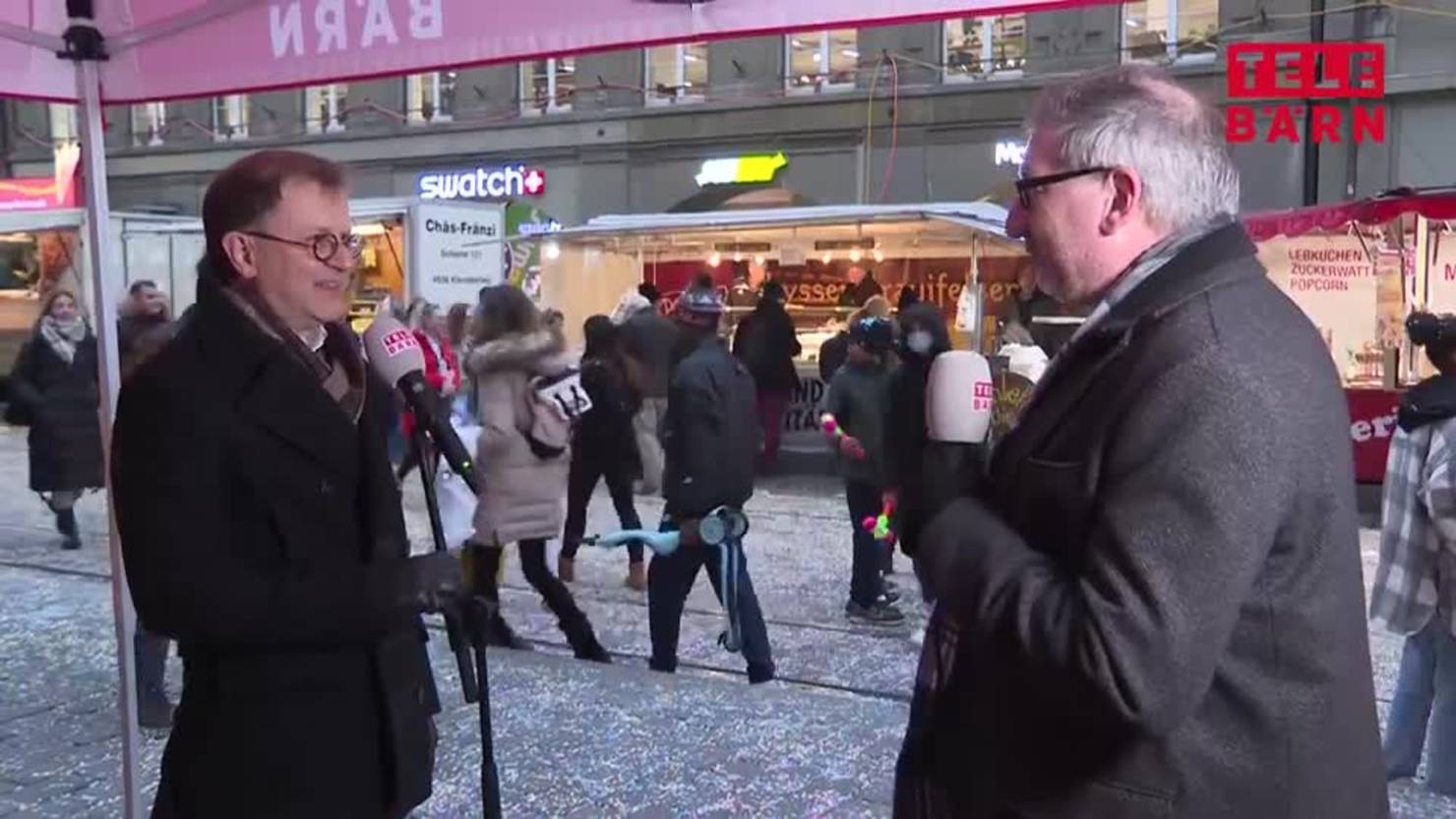 Claudio Righetti am Zibelemärit | TeleBaern