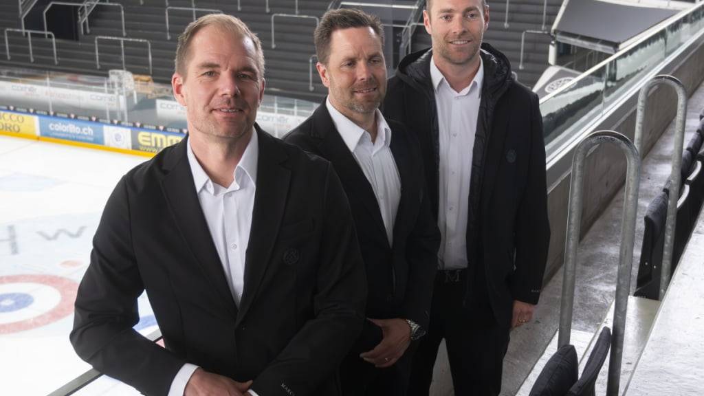 Das Trio Tomas Mitell, Stefan Hedlund und Janick Steinmann, das in Lugano eine neue, erfolgreichere Ära einläuten soll