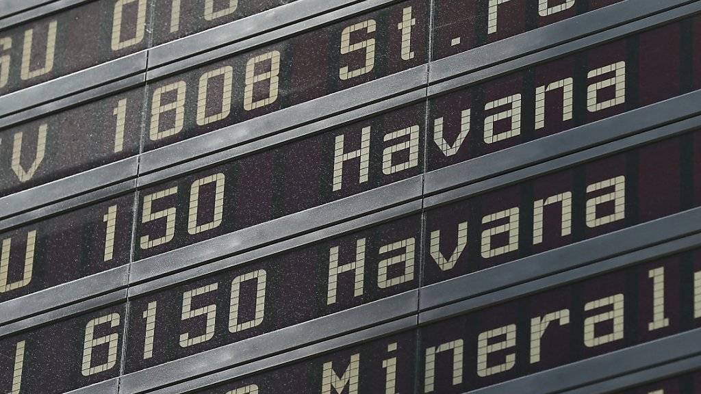 Destination Havanna: Das soll bald an US-Flughäfen zu lesen sein (Symbolbild).