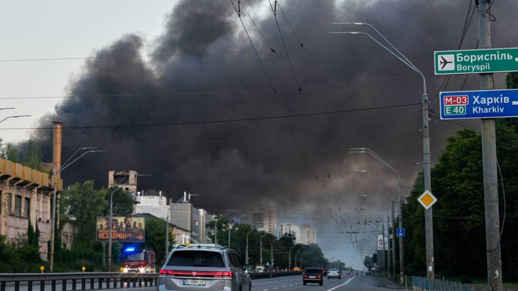 Massiver russischer Raketenangriff auf Kiew