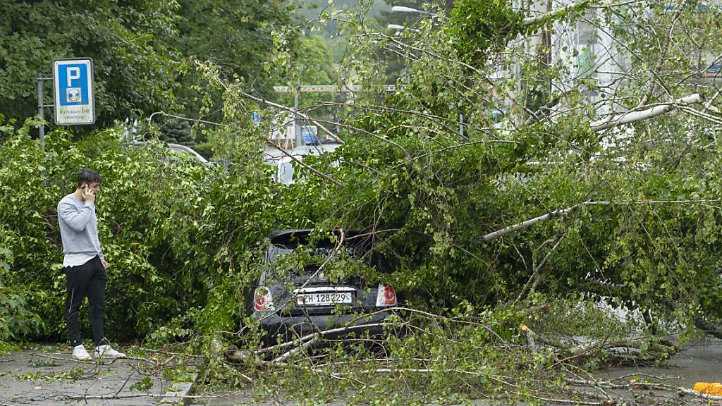 Am 13. Juli 2021 fegte ein heftiger Sturm über Zürich. (Archivbild)