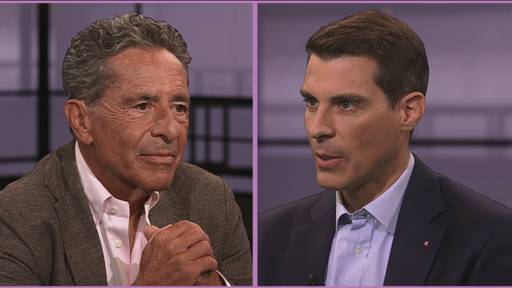 Schawinski mit Thierry Burkart