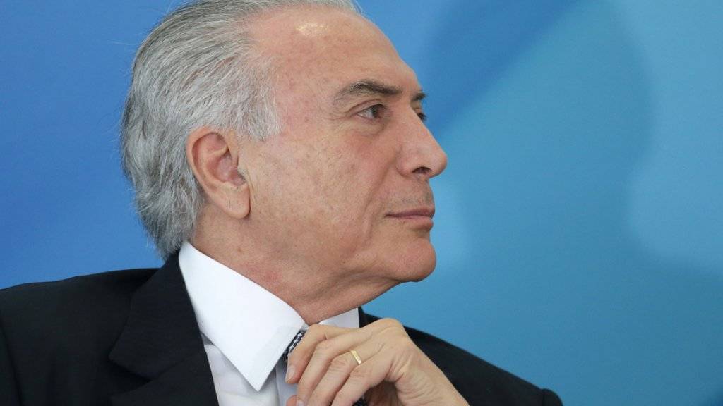 Brasiliens Oberstes Gericht billigt Vorermittlungen gegen Staatspräsident Michel Temer. (Archiv)