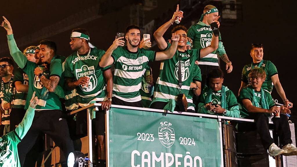 Sporting Lissabon feiert den 20. Meistertitel
