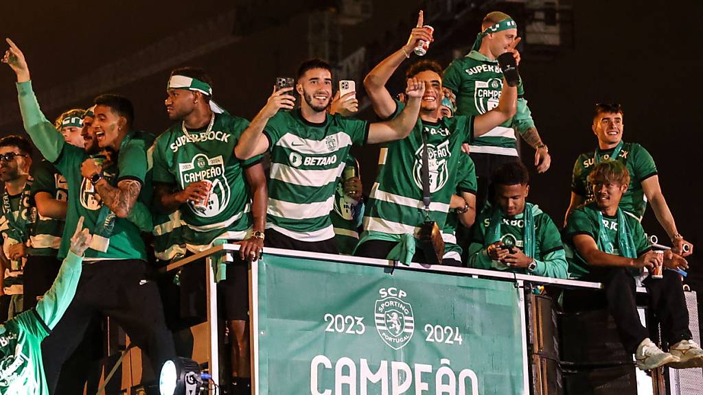 Sporting Lissabon feiert den 20. Meistertitel