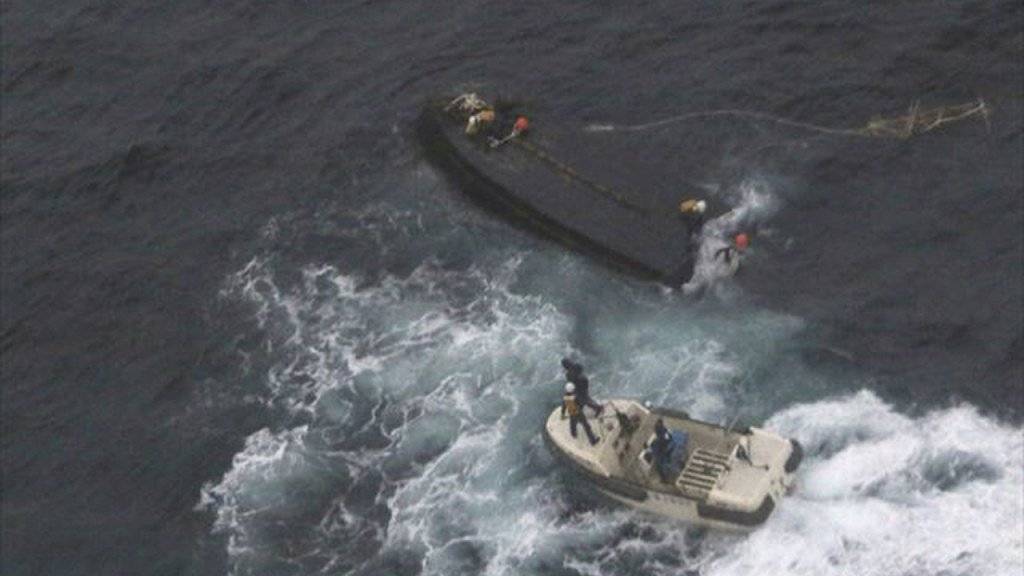 Erst vor einer Woche rettete die japanische Küstenwache drei in Seenot geratene Nordkoreaner. (Archivbild)