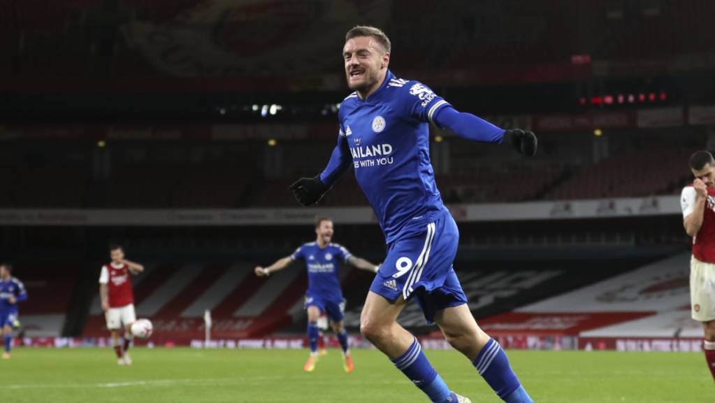 Jamie Vardy ist zurück und trifft für Leicester City zum Sieg.