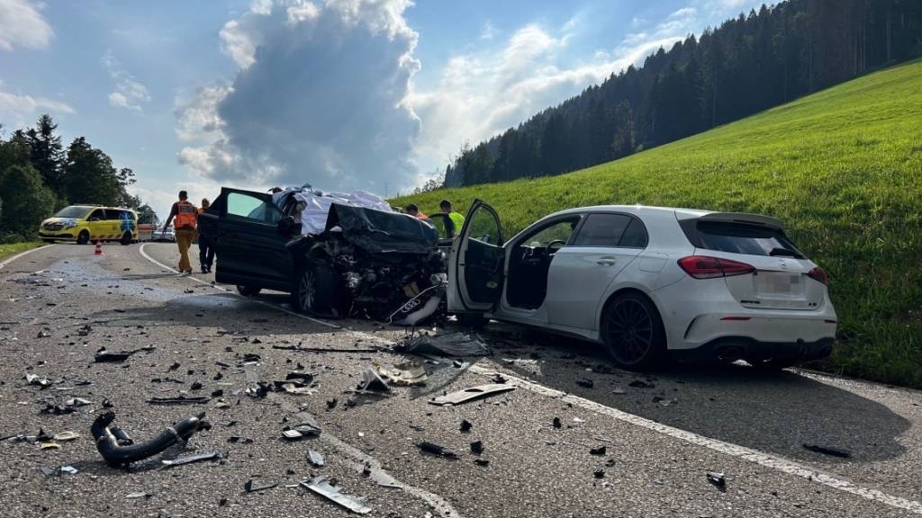 Zwei ältere Menschen und ein Kind sterben nach Frontalkollision