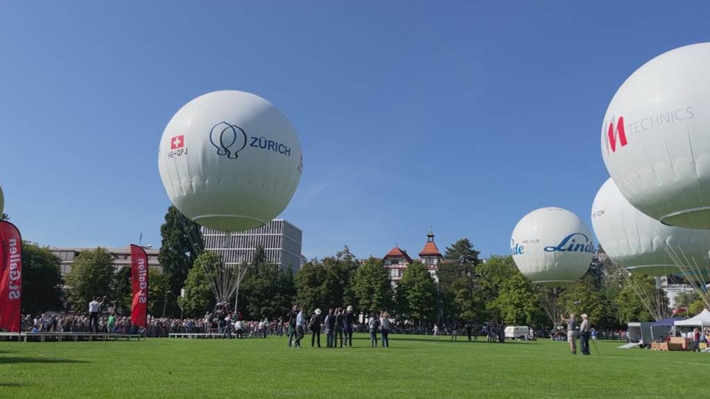 Start des Gordon-Bennet-Cups in St.Gallen