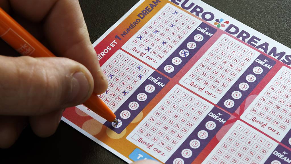 Das in der Schweiz und in sieben weiteren europäischen Ländern angebotene Eurodreams-Spiel bietet einen Hauptgewinn in Form einer monatlichen Rente von 22'222 Franken während 30 Jahren. (Symbolbild)