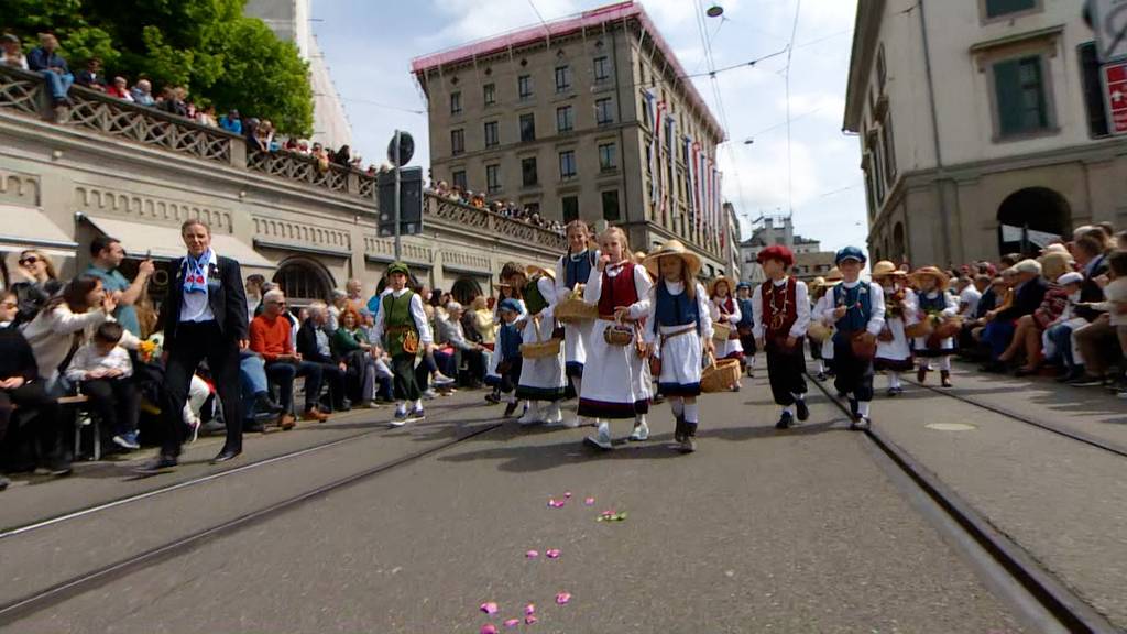 Kinderumzug am Sechseläuten 2026 mit Graubünden als Gastkanton